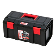 Пластмасов куфар Qbrick Regular за инструменти  385х230х204 мм, 19 кг, черен с червени закопчалки, R-Box - product - 054 TEK 101