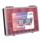 Органайзер за консумативи Tayg пластмасов с прегради  330х247х54 мм, червен - product - 054 TEK 162