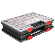 Органайзер за консумативи Prosperplast пластмасов с прегради  390х290х130 мм, черен, NORS16DUO - product - 054 TEK 202