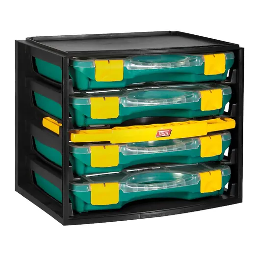 Пластмасов куфар Tayg за инструменти  250х335х275 мм, черен, Multibox n1