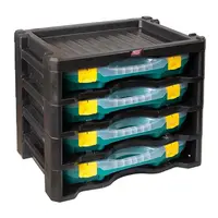 Пластмасов куфар Tayg за инструменти  447х360х314 мм, черен, Multibox N2