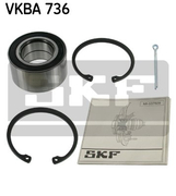 Сачмен лагер SKF за главина с дълбок канал  ф 72х39 мм, 37 мм, VKBA 736 - product - 056 SKF 162