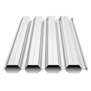 Ламарина студено валцована BalkanSteel с PVC покритие профилна H35 на лист  0.5 x 4000 x 950 мм, бял, RAL 9006 - product - 057 HAS 149