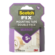 Лента Scotch монтажна двойнозалепваща 19 мм, 1.5 м, бяла - product - 058 ACM 185