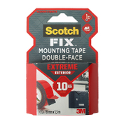 Лента Scotch монтажна двойнозалепваща 19 мм, 1.5 м, сив - product - 058 ACM 186