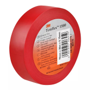 Лента 3M електроизолационна  19 мм, 20 м, червена, PVC, Temflex 1500 - product - 058 ACM 189