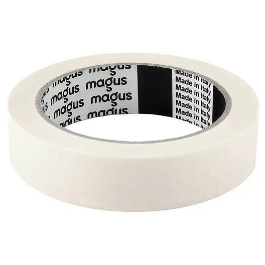 Хартиено тиксо Magus  25 мм, 45 м, бяло