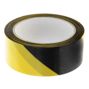 Лента сигнално-маркировъчна Magus полиетиленова  жълто и черно, 70мм х 100м - product - 058 ACM 317