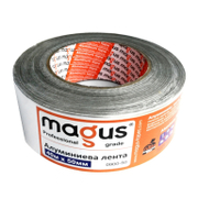 Лента Magus ремонтна самозалепваща  алуминий, 50 мм, 10 м, сребърна - product - 058 ACM 318