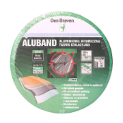 Битумна хидроизолационна лента Den Braven с алуминиево фолио  100 мм, 10 м, сива, Zwaluw Aluband - product - 058 DBR 162