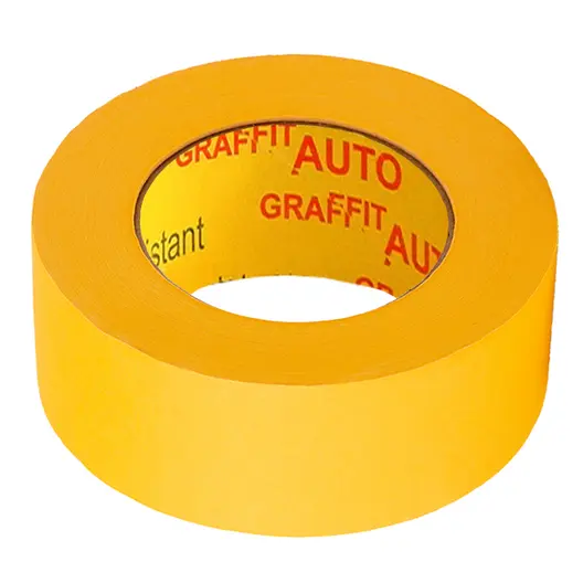 Маскиращо тиксо Atlas tapes термоустойчиво  48 мм, 45 м, жълто, Graffit Auto Professional 9202 WR