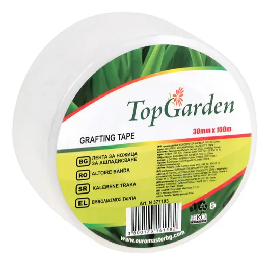 Овощарска лента TopGarden за ножица за ашладисване  прозрачна, 30 мм, 100 м