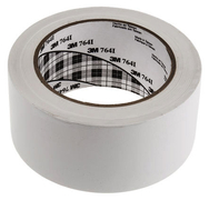 Лента сигнално-маркировъчна 3M полиетиленова за подове  бяла, 50мм х 33м, 7641 - product - 058 FNA 246