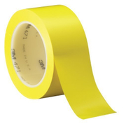 Лента сигнално-маркировъчна 3M полиетиленова за подове  жълта, 50мм х 33м, 471 - product - 058 FNA 247