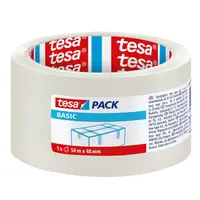 Опаковъчно тиксо Tesa  48 мм, 50 м, прозрачно, Basic 58572