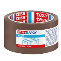 Опаковъчно тиксо Tesa  48 мм, 50 м, кафяво, Basic 58572