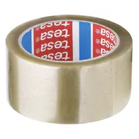 Опаковъчно тиксо Tesa  50 мм, 66 м, прозрачно, Solvent 4089
