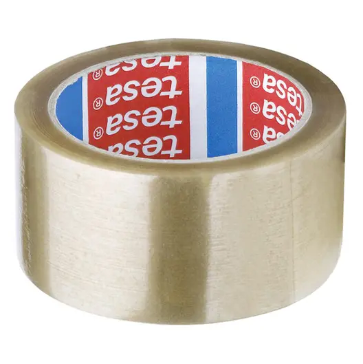 Опаковъчно тиксо Tesa  50 мм, 66 м, прозрачно, Solvent 4089