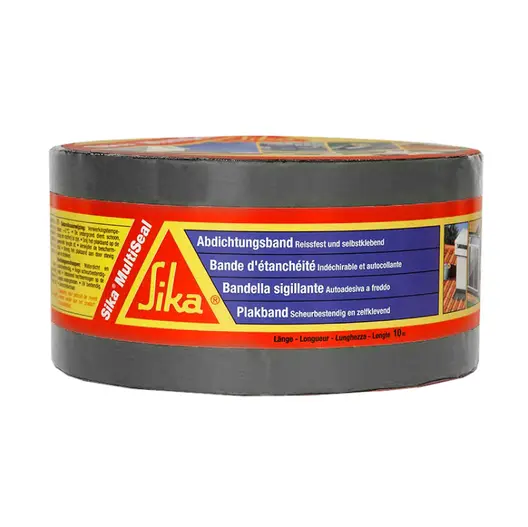 Битумна хидроизолационна лента Sika с алуминиево фолио  50 мм, 10 м, сива, MultiSeal