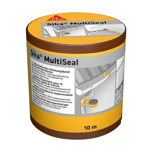 Битумна хидроизолационна лента Sika с алуминиево фолио  200 мм, 10 м, керемидена, MultiSeal