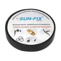 Лента Sun-Fix електроизолационна  19 мм, 10 м, черна, каучукова, Isolation