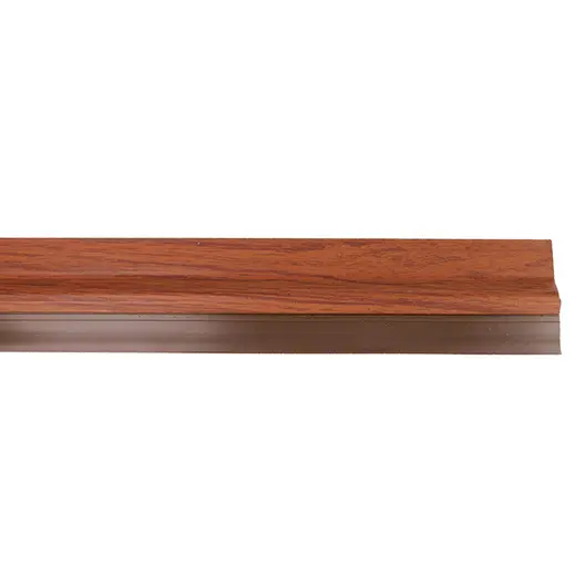 Уплътнителна четка за врата Amig  PVC, 1 м, махагон, 4