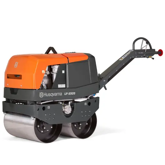 Валяк Husqvarna Construction двуосен вибрационен дизелов 7200 W, ф 400х650 мм, 22 kN, 60 м/мин, LP 6505