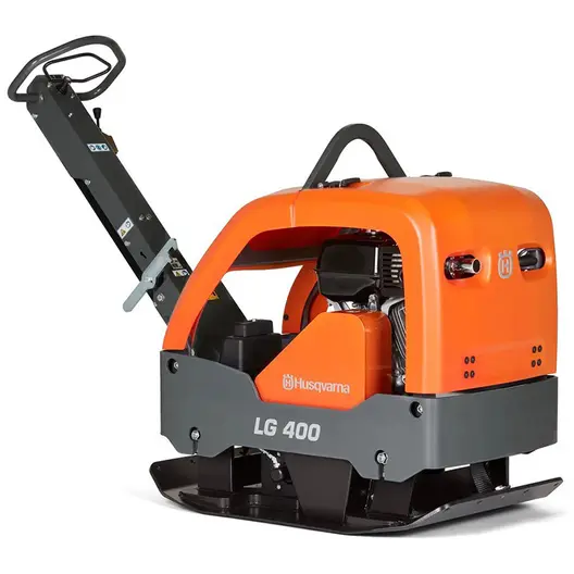 Трамбовка Husqvarna Construction реверсивна бензинова 8300 W, 650 мм, 25 м/мин, 52 kN, LG 400