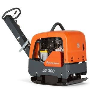 Трамбовка Husqvarna Construction реверсивна дизелова 4600 W, 500 мм, 40 kN, 25 м/мин, LG 300
