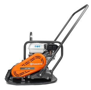Трамбовка Husqvarna Construction тип вибрационна плоча 3600 W, 4.8 к.с., 500х595 мм, 16.7 kN, 25 м/мин, LFV 100
