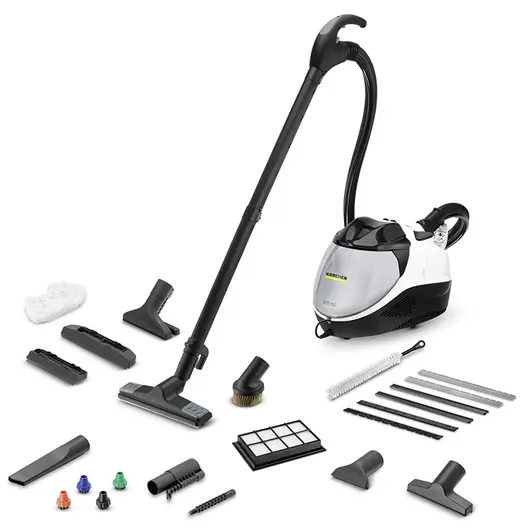 Парочистачка с прахосмукачка Karcher с воден филтър, с електрически нагревател  2200 W, 4 bar, SV 7