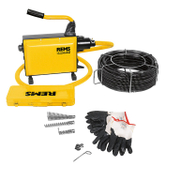 Машина REMS за почистване на тръби и канали електрическа комплект 750 W, ф 22 мм, 4.5 м, COBRA 22 - product - 059 RMS 030