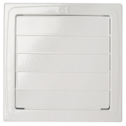 Решетка вентилационна Antic Kosta квадратна метална с подвижни ламели  ф 100, 150х150 мм, бяла, IN.3.11 - product - 061 ANC 804