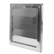 Решетка вентилационна Antic Kosta квадратна метална с подвижни ламели  ф 108, 150х150 мм, инокс, IN.3.14 - product - 061 ANC 802