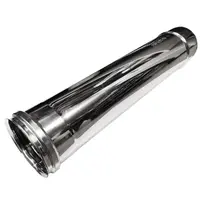 Димоотвод Atritube прав едностенен  ф 100х500 мм, EX-304-LP
