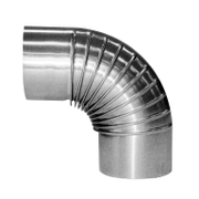 Кюнец Roza Email за печка дъга 90 °, ф 130 мм - product - 061 CKO 081