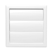 Решетка вентилационна Vents правоъгълна PVC  154x154 мм, бяла, MV 100 VJ - product - 061 DTR 575