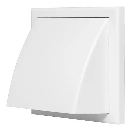Решетка вентилационна Vents правоъгълна PVC  154x154 мм, бяла, MV 102 VJ