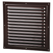 Решетка вентилационна Vents квадратна метална за стена  250х250 мм, кафява, MVM 250 - product - 061 DTR 653