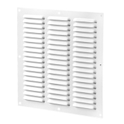 Решетка вентилационна Vents квадратна метална за стена  500х500 мм, бяла, MVMP 500/5 - product - 061 DTR1128