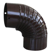 Кюнец Roza Email за печка дъга 90 °, ф 130 мм, кафяв - product - 061 EMI 078
