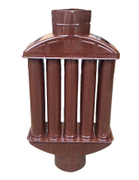 Лира Roza Email за печка  330х615 мм, кафява - product - 061 EMI 159