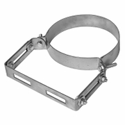 Скоба за димоотвод Kamininox за стенен монтаж регулируема неръждаема  ф 180 мм - product - 061 KMN1185