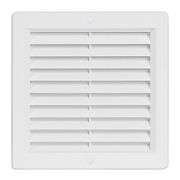 Решетка вентилационна Haco квадратна PVC с рамка и мрежа  205х205 мм, бяла, VM - product - 061 MCI 109