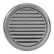 Решетка вентилационна Haco кръгла метална с мрежа  ф 125 мм, инокс, NVM - product - 061 MCI 101