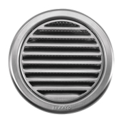Решетка вентилационна Haco кръгла метална с мрежа  ф 110 мм, инокс, NVM - product - 061 MCI 102