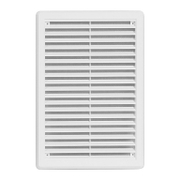 Решетка вентилационна Haco правоъгълна PVC  205х305 мм, бяла, VMK - product - 061 MCI 114