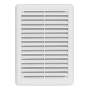 Решетка вентилационна Haco правоъгълна PVC  180х255 мм, бяла, VMK - product - 061 MCI 116