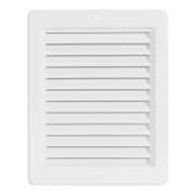 Решетка вентилационна Haco правоъгълна PVC  155х205 мм, бяла, VM - product - 061 MCI 110