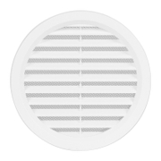 Решетка вентилационна Haco кръгла PVC с естествена тяга  ф 140 мм, бяла, VM - product - 061 MCI 127